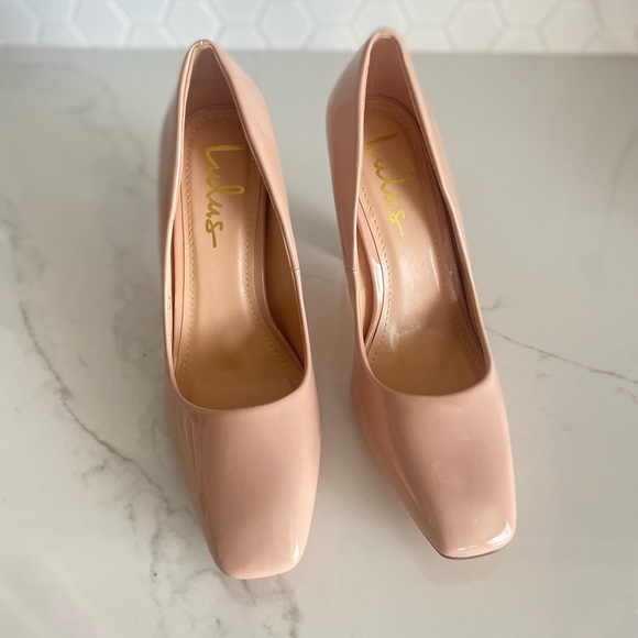 Lulu's Blush Pink Heels - Picture 2 of 8